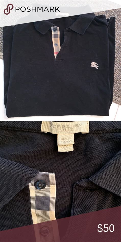 burberry men's polos|authentic burberry polo shirt.